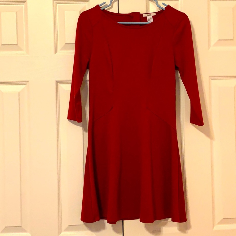 Bar III Red Midi Dress